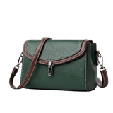 Green Pebbled Crossbody Bag