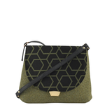 Olive Green Canvas Crossbody Bag