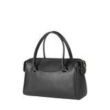 Black Leather Satchel Bag