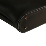 Structured Black Top-Handle Handbag