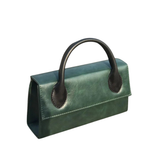 Emerald Green Top-Handle Handbag