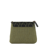 Olive Green Canvas Crossbody Bag