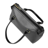 Black Leather Satchel Bag