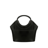 Structured Black Top-Handle Handbag