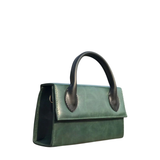 Emerald Green Top-Handle Handbag