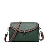 Green Pebbled Crossbody Bag