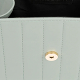 Quilted Rexine Handbag with Chain Strap