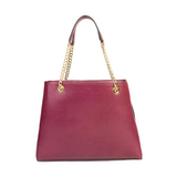 Classic Rexine Tote Bag with Chain Strap