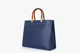 Blue signature tote bag
