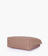 Brown luxe everyday tote